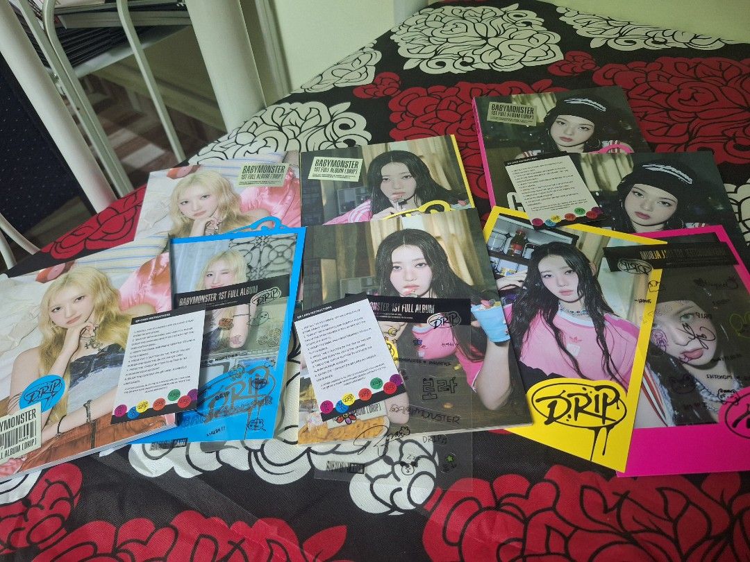BABY MONSTER DRIP album YG tag ver. Rami, Rora,Chiquita, Hobbies & Toys ...