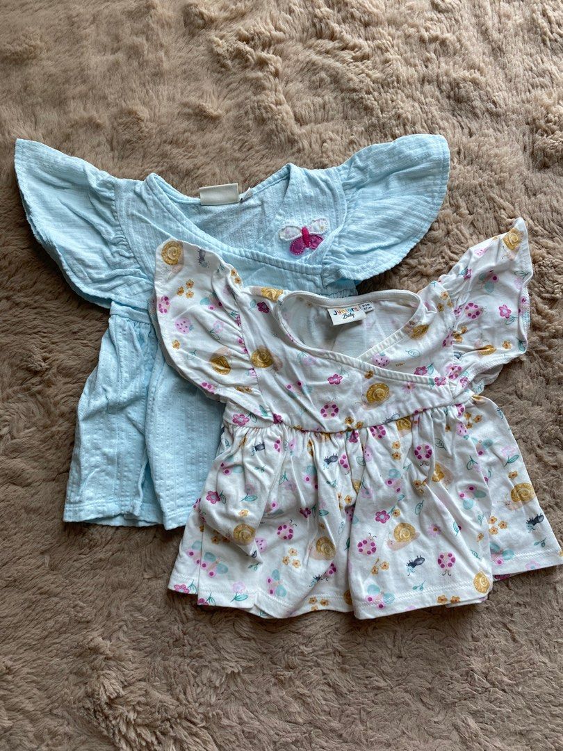 Babyshop (Category: Babies & Kids Fashion) located in Petaling Jaya. Submitted by ffinito (Listing ID 1381938525, Image 1). Description: Hi mommies. Letting go these 2 dresses from Babyshop (0-3 mths). Only worn white dress, blue dress never worn..