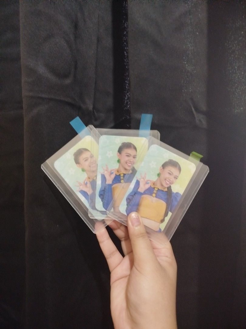 BINI x Fudgee Bar Stacey Stacku Photocard (Category: Other Merchandise) located in Mandaluyong City. Submitted by ddalgi__ (Listing ID 1381899473, Image 1). Description: BINI x Fudgee Bar Stacey Stacku Photocard - with Fudgee bar foil - with toploader and sleeve.