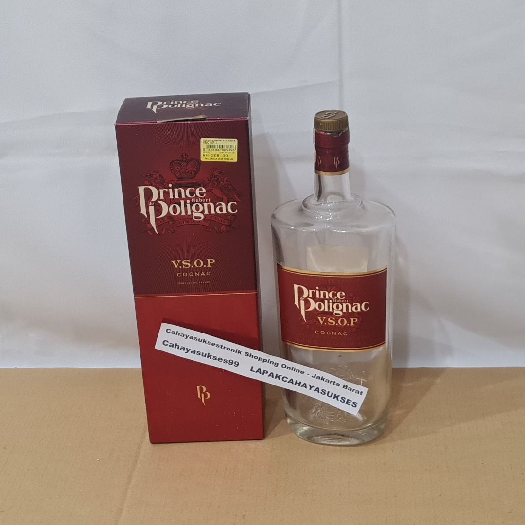 Botol Kosong Bekas Minuman Import Prince Polignac Koleksi Dekorasi Kamar Antik isi 1000ml (Kategori: Vintage & Antik - Lainnya) berada di Jakarta Barat. Dikirim oleh cahayasuksestronik (ID iklan 1381984042, Gambar 1). Deskripsi: Cahayasuksestronik Shopping Online Jakarta Barat Botol Kosong Bekas Minuman Import Prince Polignac Koleksi Dekorasi Kamar Antik isi 1000ml HARGA SATUAN ukuran satu liter botol kaca beling tebal LIMITED STOCK sudah berikut