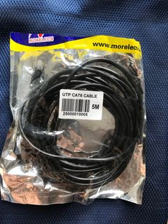 Cat.6 cable 5m (Black)64085566559106110
