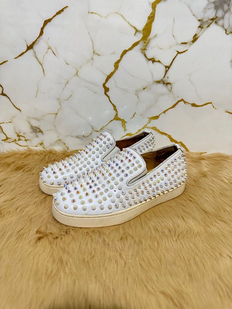 christian louboutin sneaker (Category: Flats & Sandals) located in Marikina City. Submitted by georgiaprelovestuff (Listing ID 1381911805, Image 3). Description: size 35 cPLEASE READ BEFORE MAKING AN OFFER: 🔹No inclusions since this is preloved 🔹NO to low ballers please 🔹NO meetups due to busy schedule 🔹If you make an offer, please get the item let's not waste each other's time 🔹Please manage your expectation since all items are preloved 🔹1