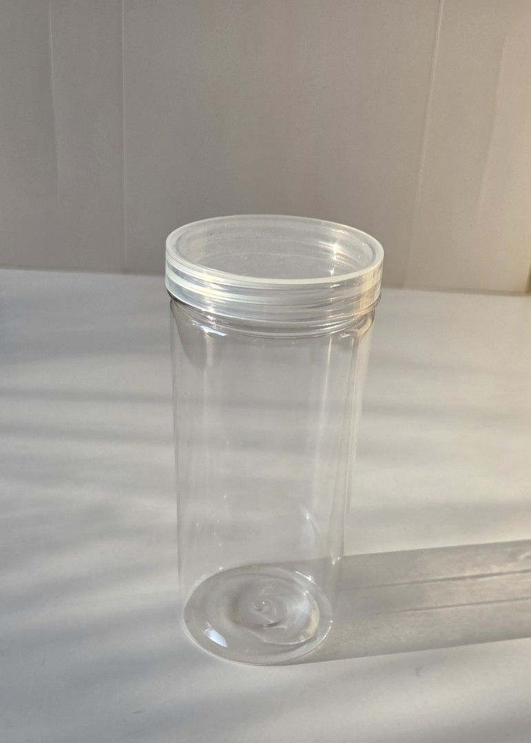 Clear Plastic Tube containers