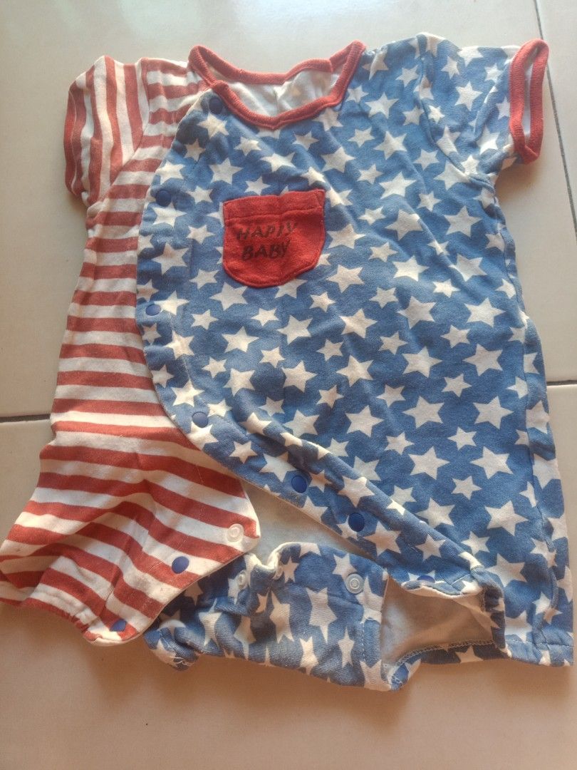 combo pakaian baby 6-9bulan boy (Category: Babies & Kids Fashion) located in Kuala Lumpur. Submitted by prelovedbyfaa11 (Listing ID 1382001856, Image 2). Description: condition basahan/taman.