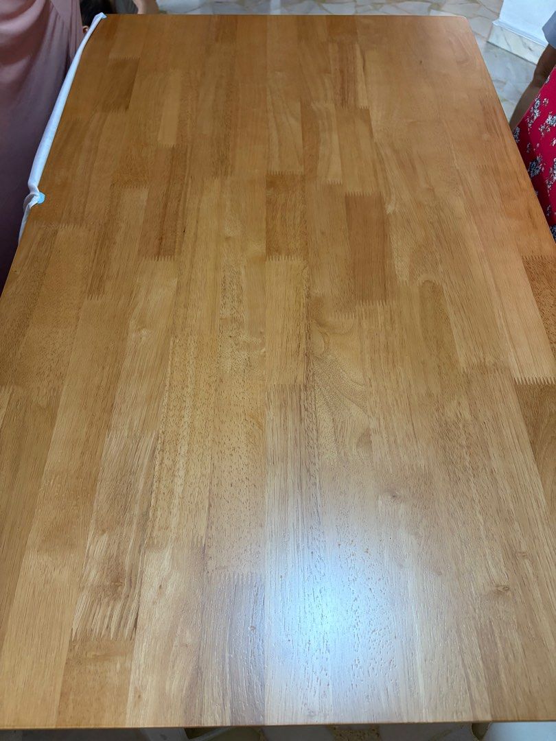 Dining Table (Category: Tables & Sets) located in Singapore. Submitted by penwest (Listing ID 1381967457, Image 1). Description: Measures 114cm (L) x 70cm (w) x 74cm(H) Very good condition as hardly use and tabletop has cloth overlay. Includes free dismantling .