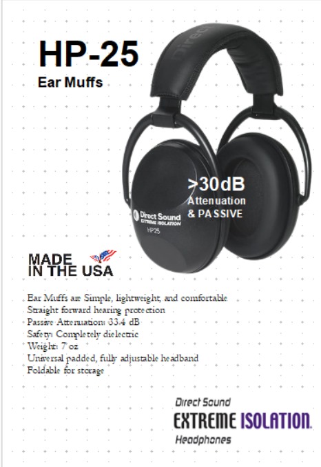 Direct Sound HP25 Ear muff - Clear Stock!, Audio, Headphones & Headsets ...