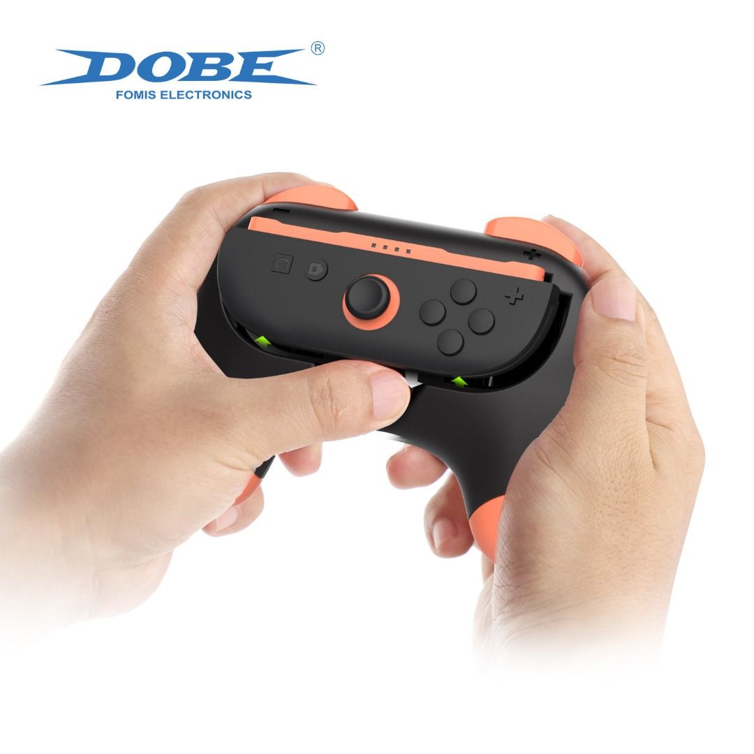DOBE Controller Grip for Nintendo Switch 2 Joy-Con TNS-3162 (Category: Controllers) located in Las Pinas. Submitted by techsmartph (Listing ID 1382036635, Image 2). Description: * Upgrade your handheld gaming experience with the Dobe Controller Grip for Nintendo Switch 2. * Designed specifically for the latest Joy-Con controllers. * This ergonomic grip transforms your compact controllers into a more comfortable, full-sized gamepad feel. * Whether