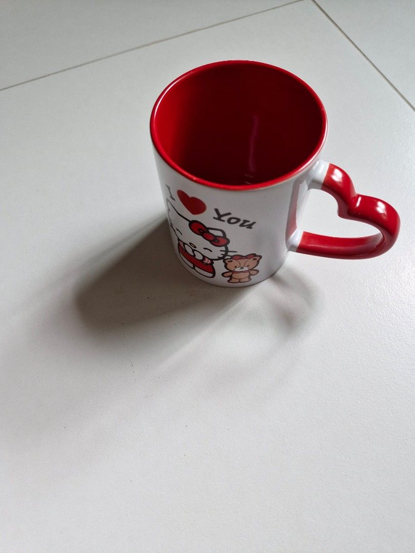 Hello Kitty Heart Handle Mug