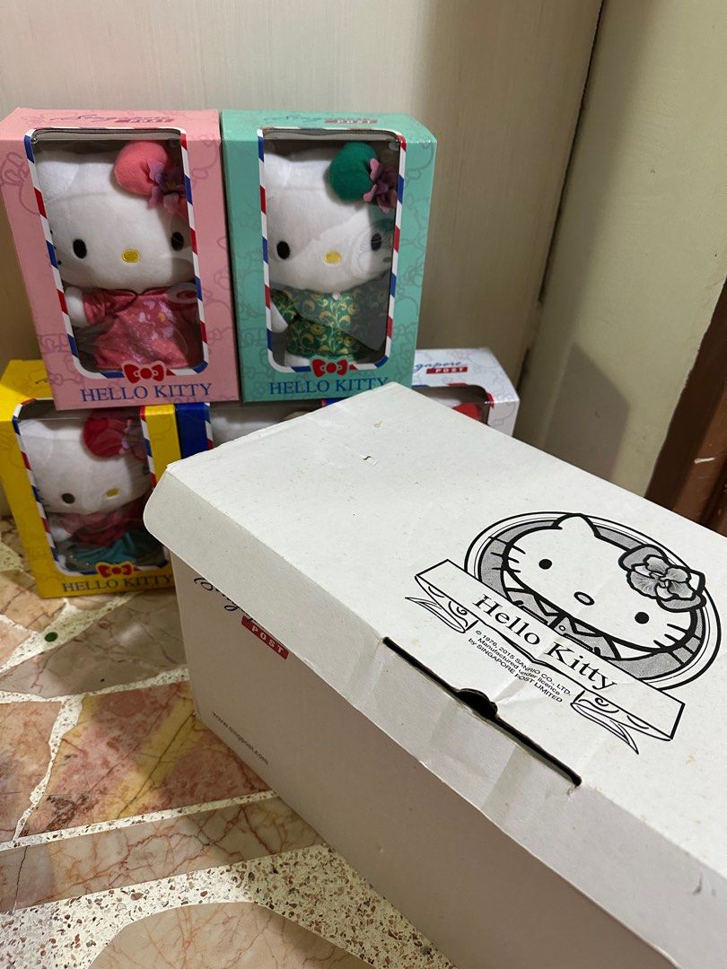 Hello Kitty SingPost (Category: Character Goods) located in Singapore. Submitted by pawnz (Listing ID 1382041513, Image 1). Description: All 5 brand new in original box too! Selling as a set:) Feel free to nego😁😁.