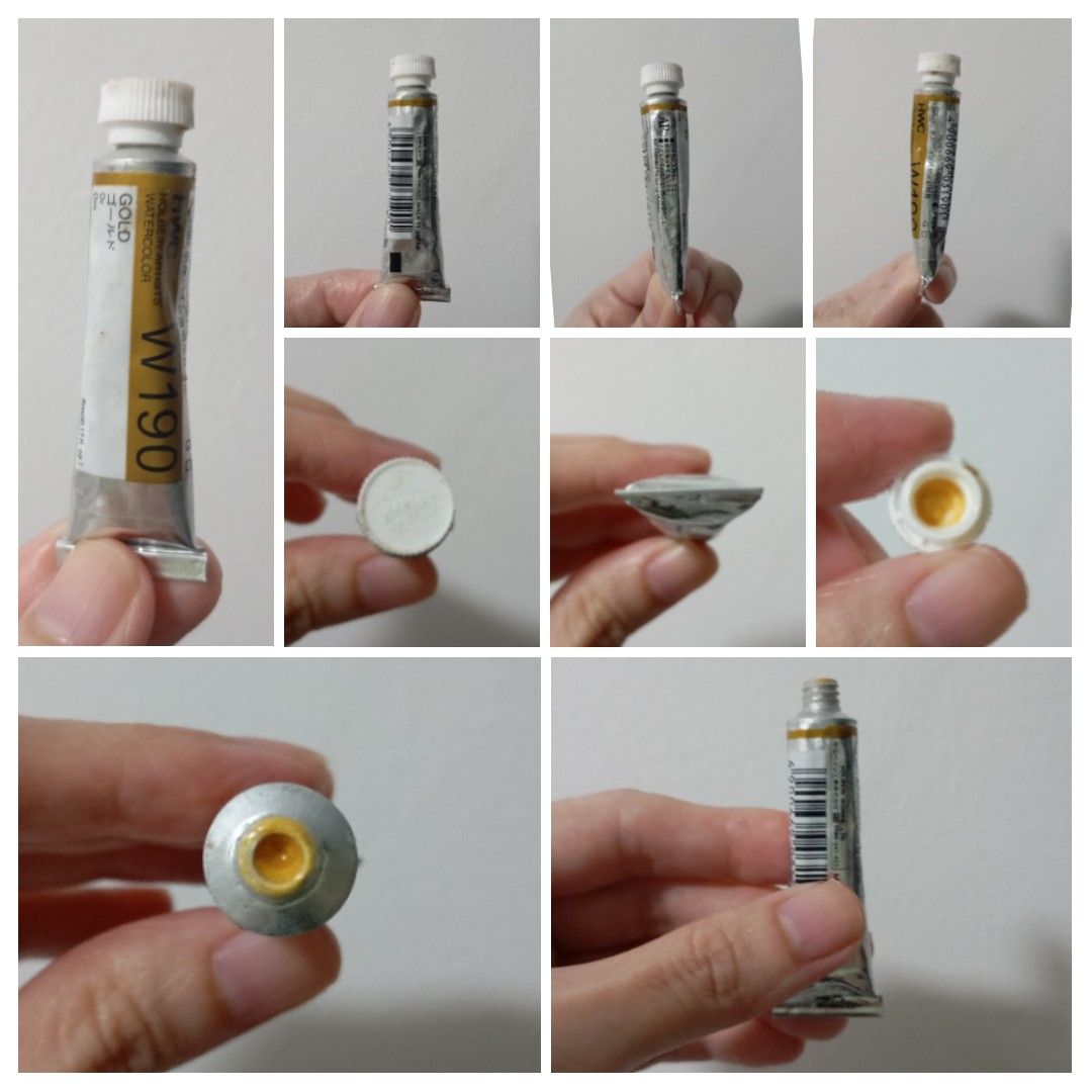 Holbein Watercolour - 2 Tubes I 5ml (Category: Craft Supplies & Tools) located in Taguig. Submitted by fr_lll (Listing ID 1382059075, Image 2). Description: HOLBEIN WATERCOLOR PAINT HWC Watercolour Paint Brand: Holbein Colors: W190 I Gold 1 pc W191 I Silver - 1 pc Size: 5ml tube Description: Purchased late last year. Used sparingly to swatch and compare quality vs another brand. Condition: As seen in photos Packaging: None, Will use bubble wrap &