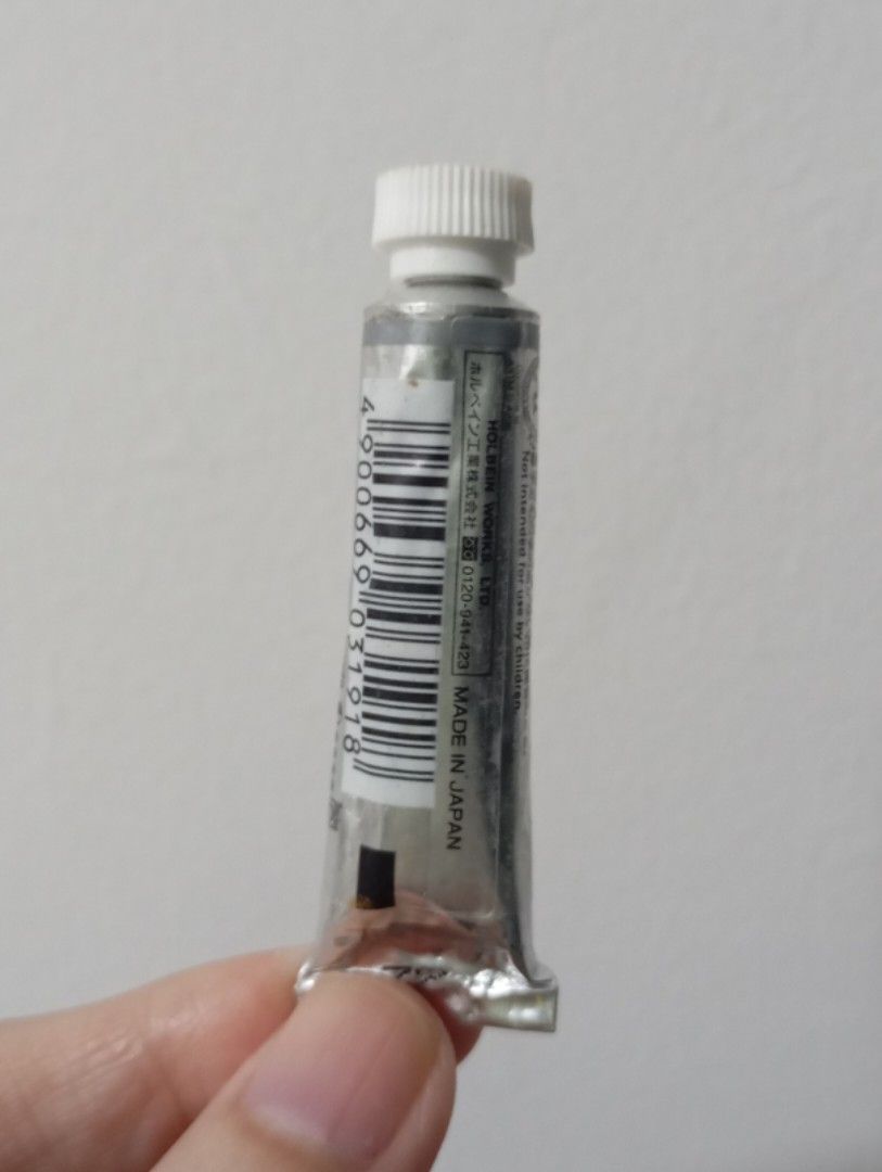 Holbein Watercolour W191 I 5ml (Silver) (Category: Craft Supplies & Tools) located in Taguig. Submitted by fr_lll (Listing ID 1382056434, Image 2). Description: HOLBEIN WATERCOLOR PAINT HWC Watercolour Paint Brand: Holbein Color: W191 I Silver Size: 5ml tube Description: Purchased late last year. Used sparingly to swatch and compare quality vs another brand. Condition: As seen in photos Packaging: None, Will use bubble wrap & paper bag when sendi