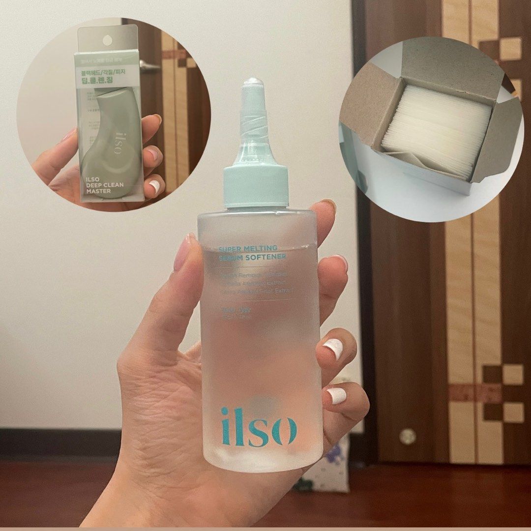 由 creammmi (刊登 ID 1382046434，圖片 1) 提交，位於 台北市 (Taipei) 的 ilso 去黑頭 粉刺導出液 附黑頭鏟 棉片 (類別：護膚、清潔產品)，說明：使用3次以內，導出液和棉片都還剩很多。