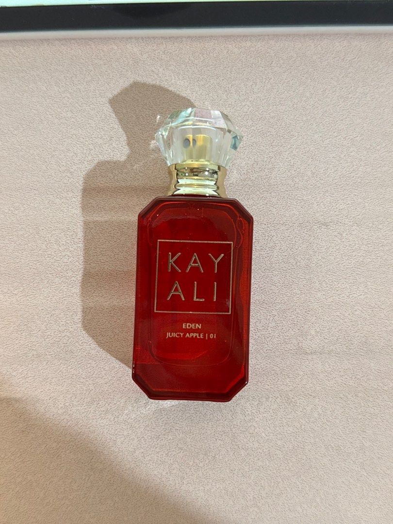 Kayali Eden Apple | 01 Eau De Parfum 10ml (Category: Fragrance & Deodorants) located in Bacolod City. Submitted by usedbyc (Listing ID 1382043595, Image 1). Description: Kayali Eden Apple | 01 Eau De Parfum 10ml 99% full Php 950 only Orig price - Php 1,700.