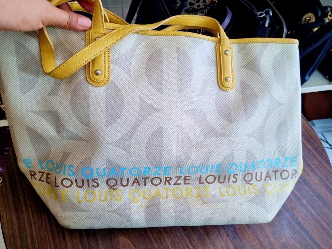 Louis Quatorze Tote Bag (Category: Luxury Bags & Wallets) located in Cabanatuan. Submitted by ak_magtanao (Listing ID 1381912255, Image 1). Description: Tote bag Louis Quatorze authentic and original NO ISSUES & NO FLAWS.