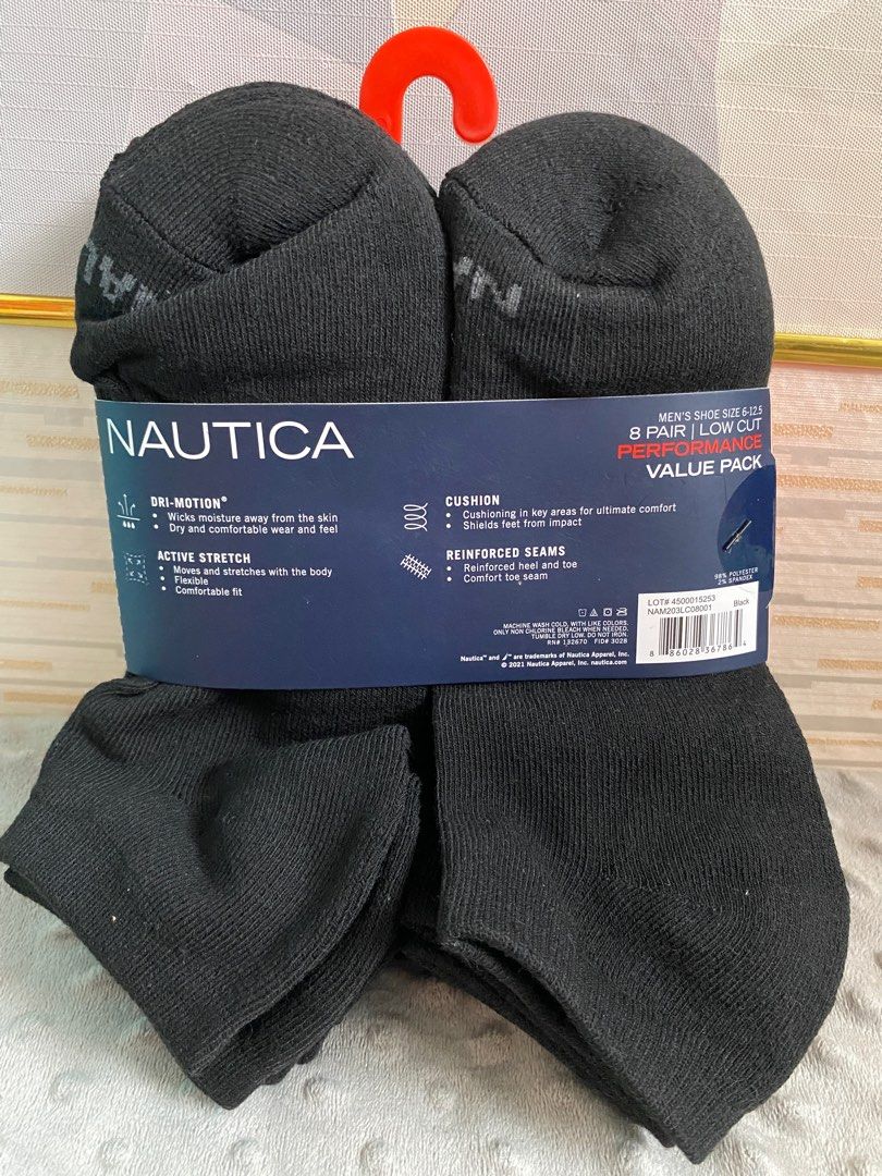 NAUTICA BLACK SOCKS US6-12 (Category: Socks) located in Puerto Princesa. Submitted by kanejela (Listing ID 1382001747, Image 2). Description: Brand new SOLD PER PIECE.