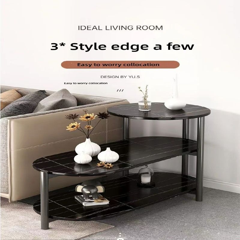 Nordic Side Table Living Room Coffee Table Side Cabinet Bedside Table Corner Table End Table (Category: Tables & Sets) located in Manila. Submitted by hugobearstore (Listing ID 1381897979, Image 3). Description: 🦋product information: 🎈Name: coffee table 🎈Size:60 X 30 X 62 CM 🎈Material: Marble 🎈Color as shown 🎈Packing: 1PCS 🦋Note: Manual measurements inevitably have some errors. Please refer to the actual product. 🥳Thank you very much for 