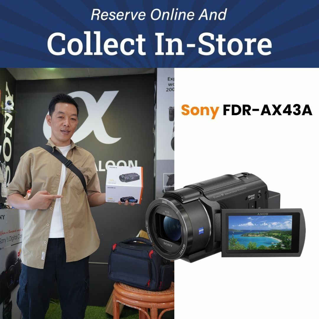 (PM For Best Price) Sony FDR-AX43A UHD 4K Handycam with Exmore R CMOS ...