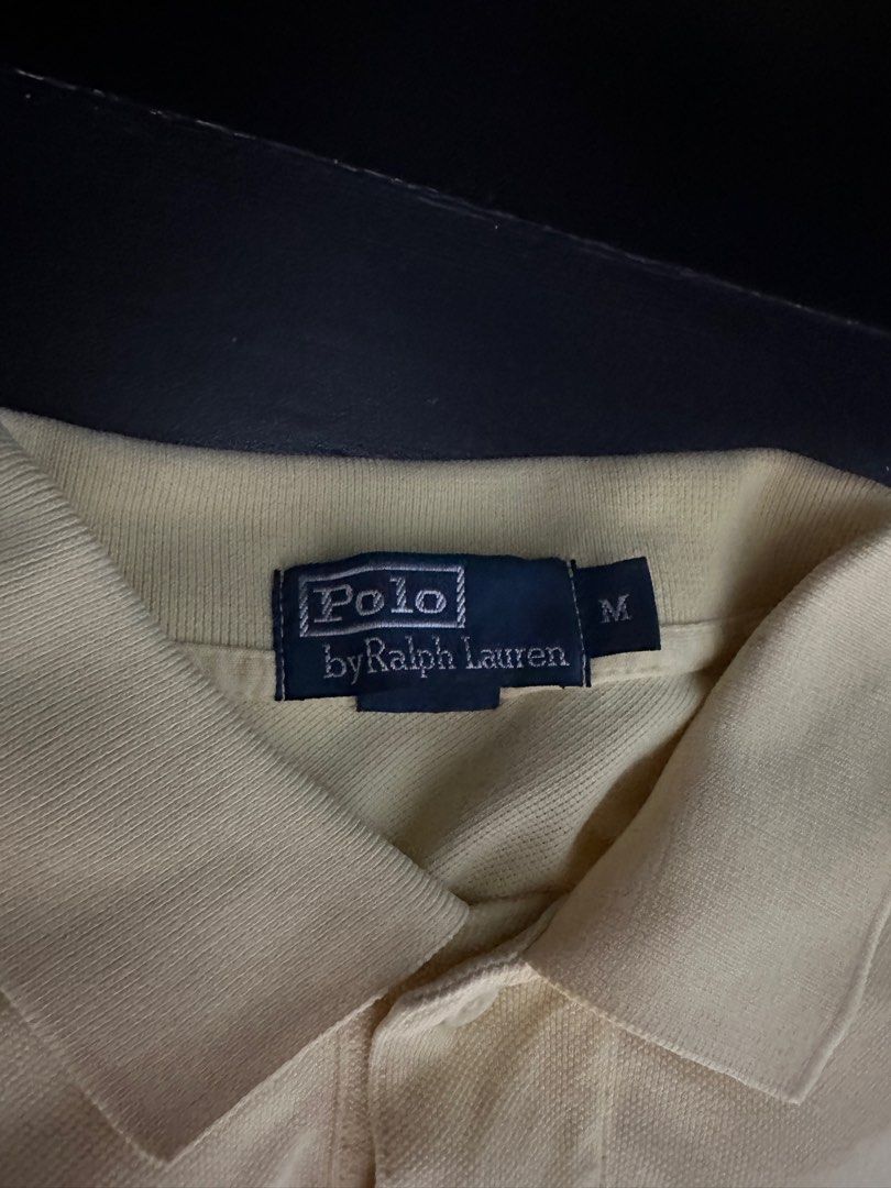 Ralph lauren rl polo shirt (Category: Tshirts & Polo Shirts ) located in Bulacan. Submitted by fitloop_ph (Listing ID 1382017192, Image 2). Description: Ralph lauren rl polo shirt Personal item not thrifted Dimes 22x28 Like new 10/10 Color: light yellow.