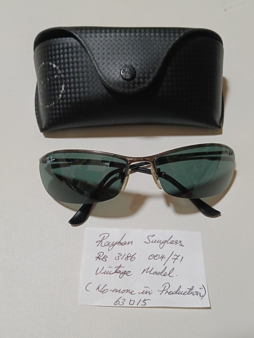 Ray-Ban Sunglasses RB 3186 004/71 Vintage, Men's Fashion, Watches