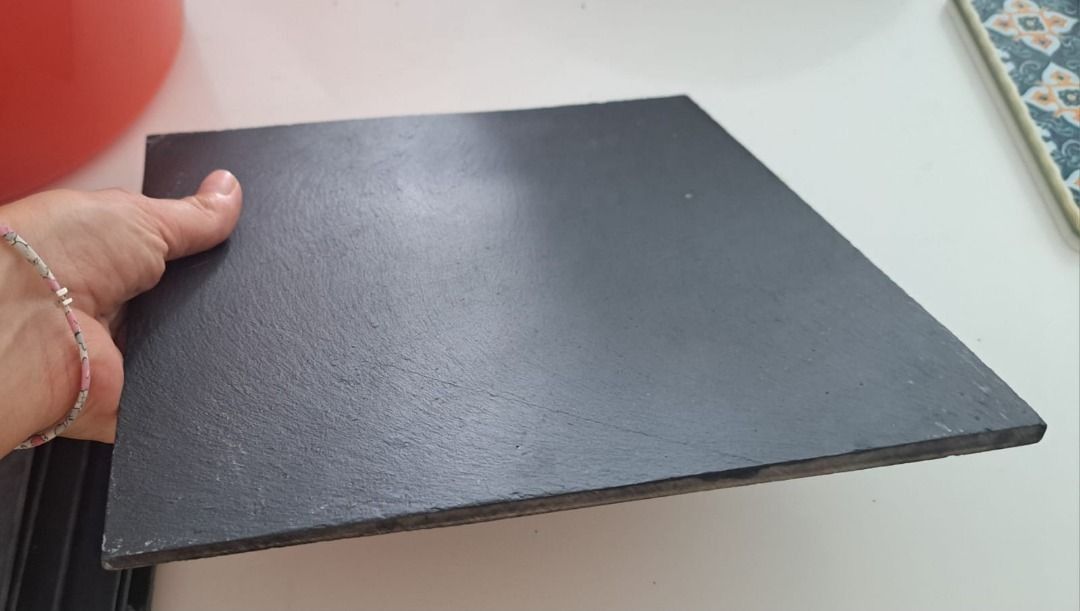Square Slate Serving Plates - Set of 8