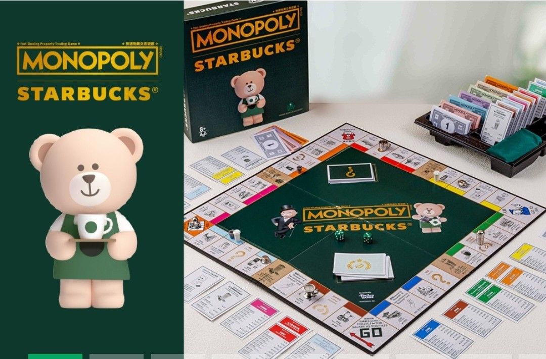 香港スタバ限定☆スターバックスモノポリーStarbucks x MONOPOLY