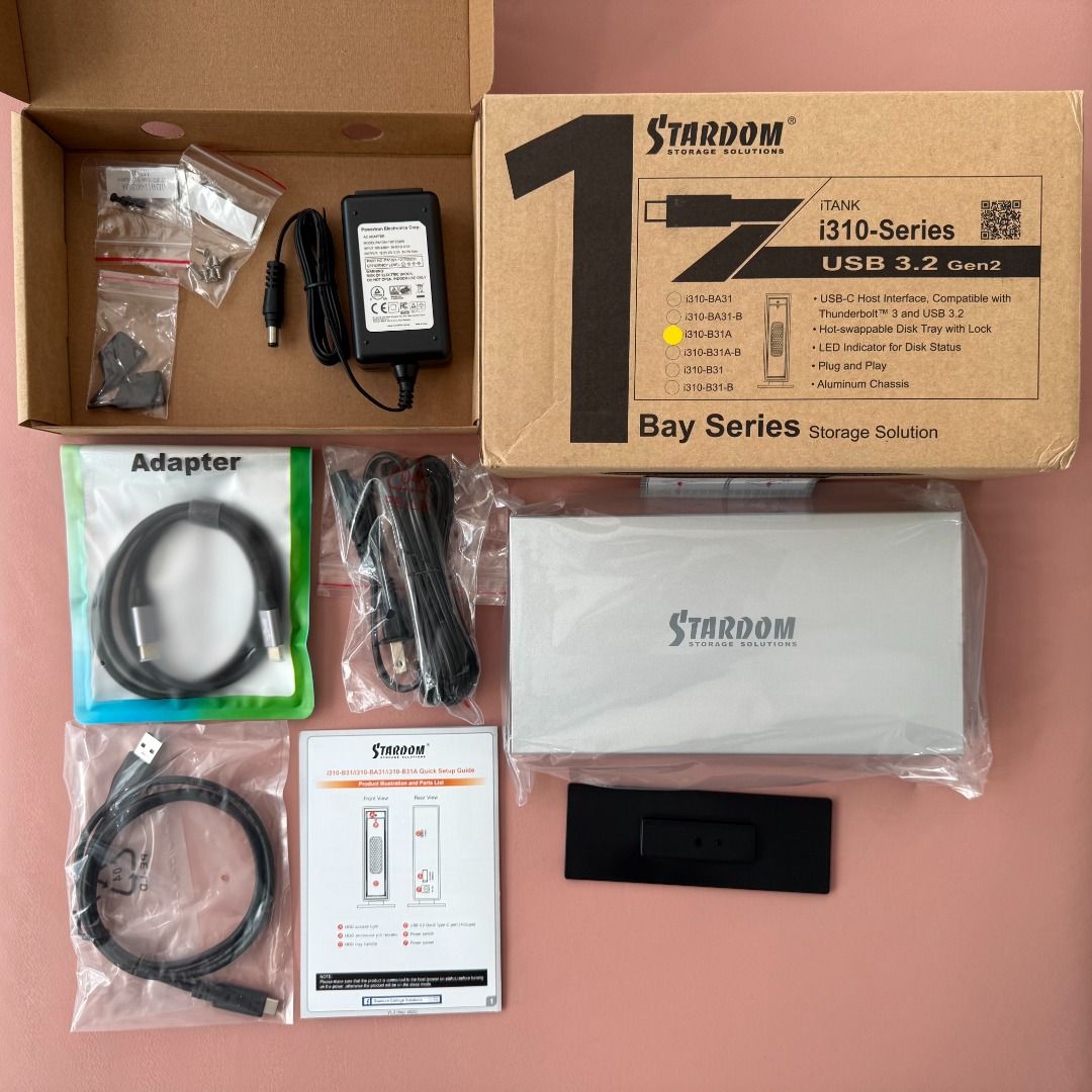 Stardom Storage Solutions Hard Drive / Disk Enclosure i310-B31A USB 3.2 Gen 2 Brand New63220747730433112