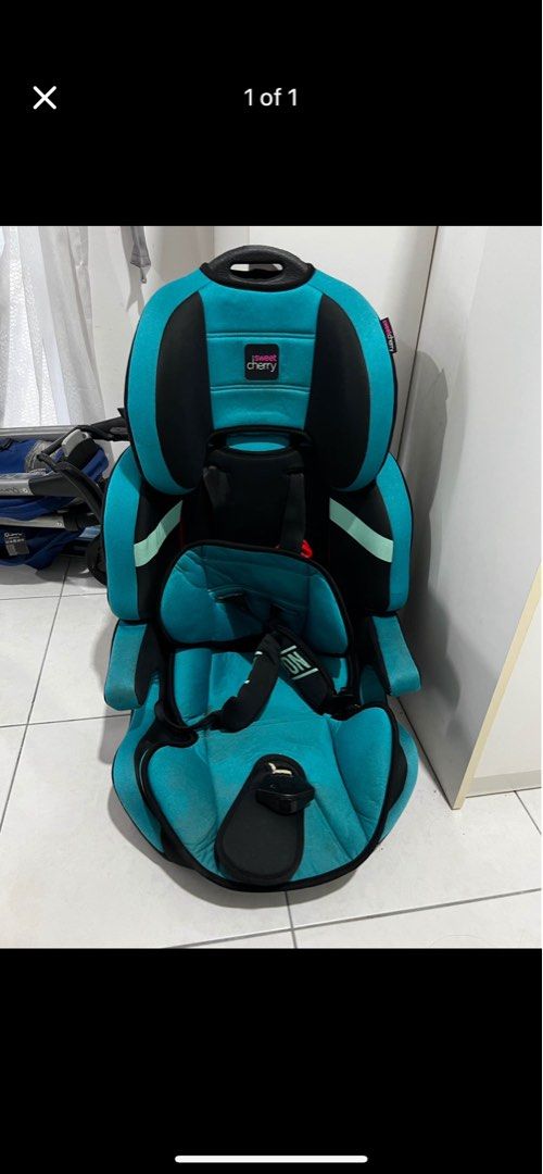 Sweet cherry (Category: Car Seats) located in Putrajaya. Submitted by azuraalias (Listing ID 1381960423, Image 1). Description: Carseat booster for toddler.
