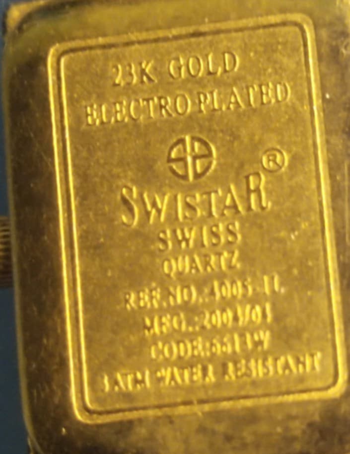 Swistar Swistar 23k Gold Electroplated, Women's Fashion, Watches & Accessories ...