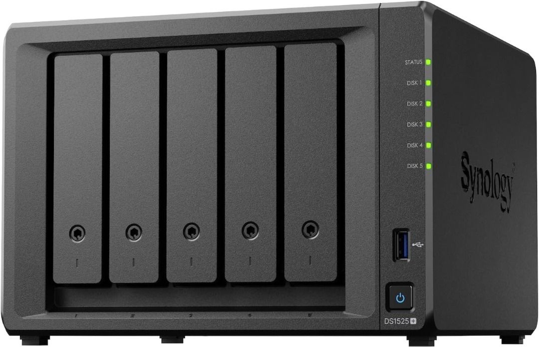 Synology DiskStation DS1525+ 5-Bay NAS Enclosure (Category: Computer Parts) located in San Juan City. Submitted by princessshyph (Listing ID 1381926070, Image 2). Description: Synology DiskStation DS1525+ 5-Bay NAS Enclosure 💾 Next-Level Data Storage for Professionals and Businesses Looking for a powerful and secure NAS solution? The Synology DS1525+ delivers enterprise-class performance, centralized data management, and advanced backup features
