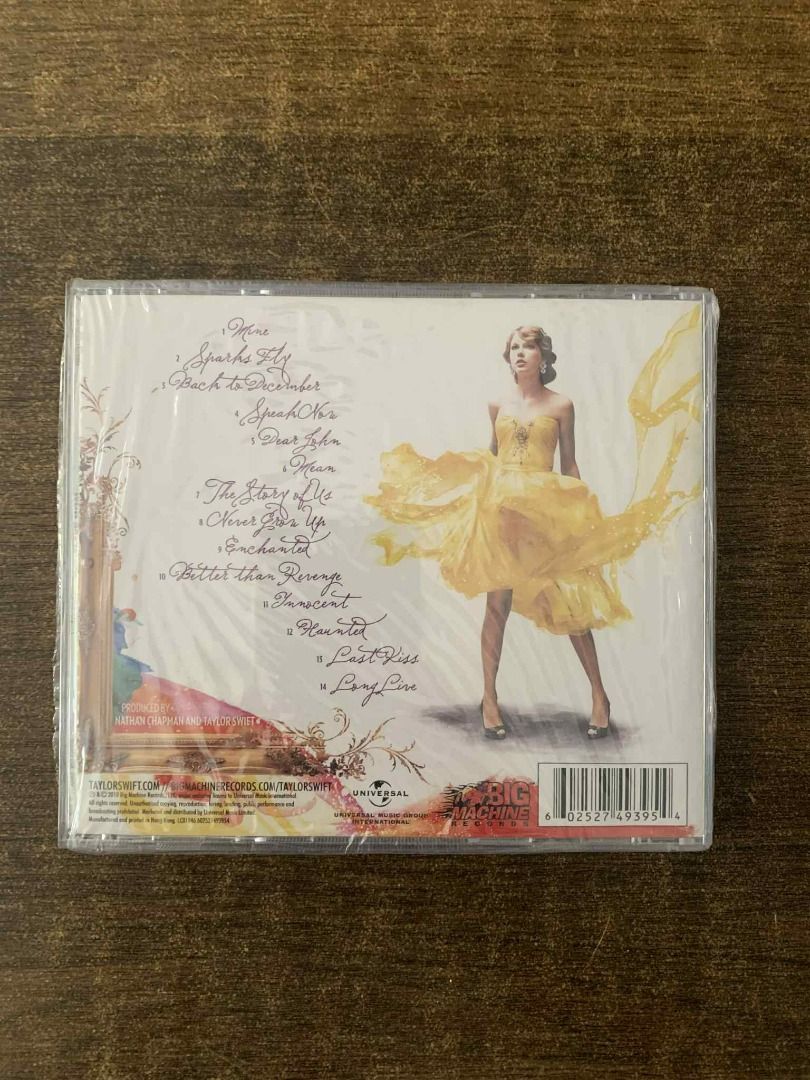 Taylor Swift - Speak Now (Category: CDs & DVDs) located in Iligan City. Submitted by peetabuns (Listing ID 1381920295, Image 2). Description: Unused No damages/ No scratches Premium copy With freebies.