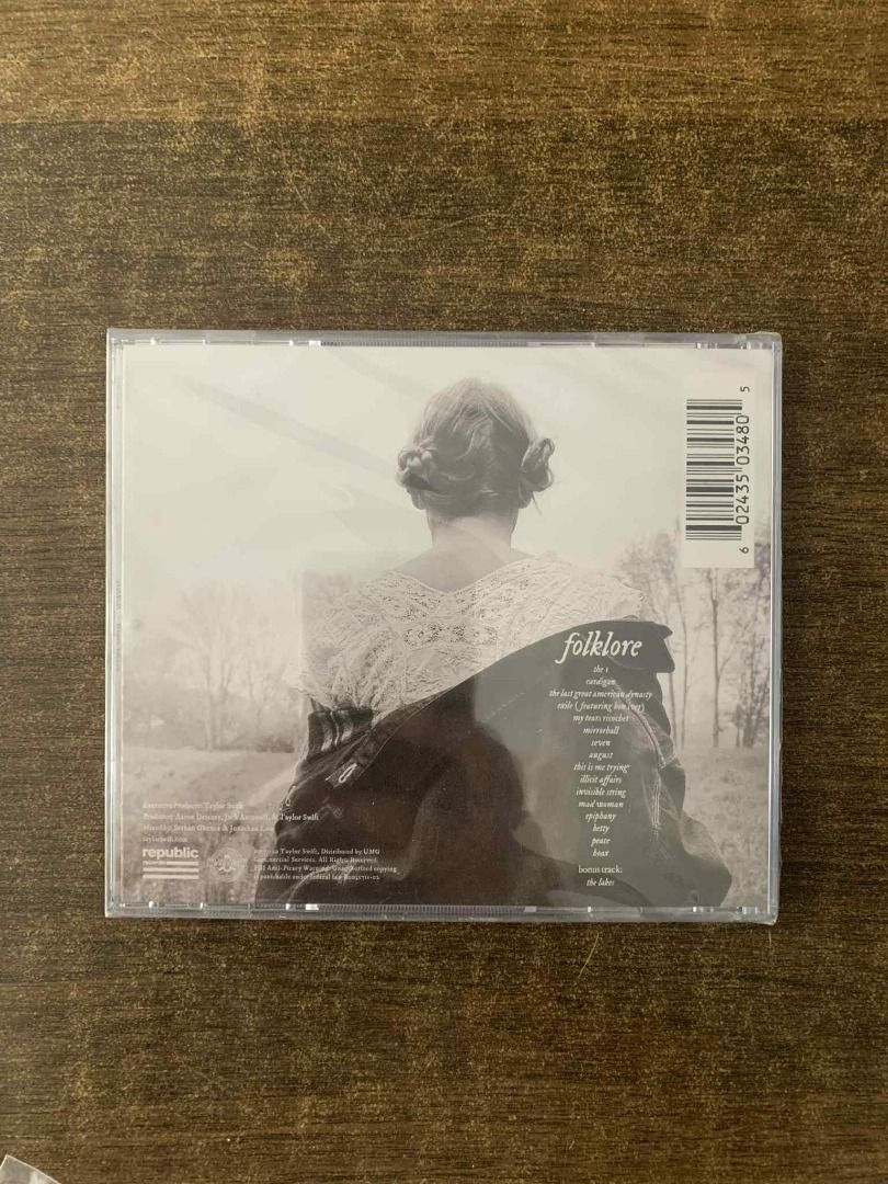 Taylor Swift folklore CD Album SEALED (Category: CDs & DVDs) located in Iligan City. Submitted by peetabuns (Listing ID 1381921144, Image 2). Description: Unused SEALED No damages/ No scratches Premium copy With freebies.