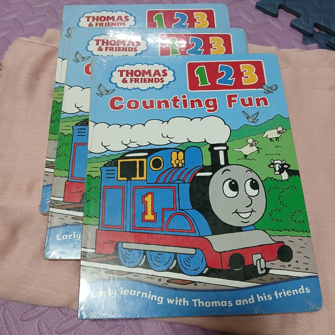 Thomas & Friends Counting Fun big boardbook (Category: Children's Books) located in Taguig. Submitted by mayor_vito (Listing ID 1381961043, Image 1). Description: ✔️MOP: Payment 1st thru GCash, Maya or BPI ✔️MOD: SCO, J&T and Lala/Grab ✔️Loc: Taguig City.