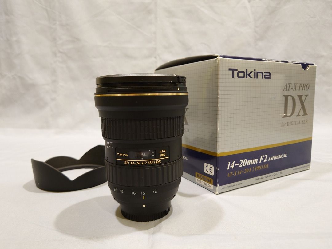 近全新】Tokina AT-X 14-20mm F2 Pro DX Nikon, 相機攝影, 鏡頭