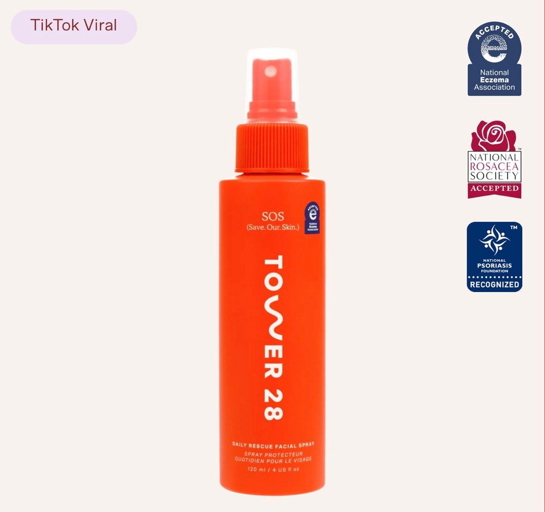 Tower 28 SOS Rescue Spray (Category: Face Care) located in Paranaque City. Submitted by skintellectualsph (Listing ID 1382065335, Image 1). Description: 🍃 AVAILABLE & ONHAND ✅ Onhand and ready to ship ✅ 30 ML 💯Authentic from the US 🇺🇸 📍Paranaque 🚚 MOD Ship via J&T, GGX / Same day delivery via Lalamove, GrabExpress 💳 MOP Gcash, BPI, Security Bank or Metrobank.