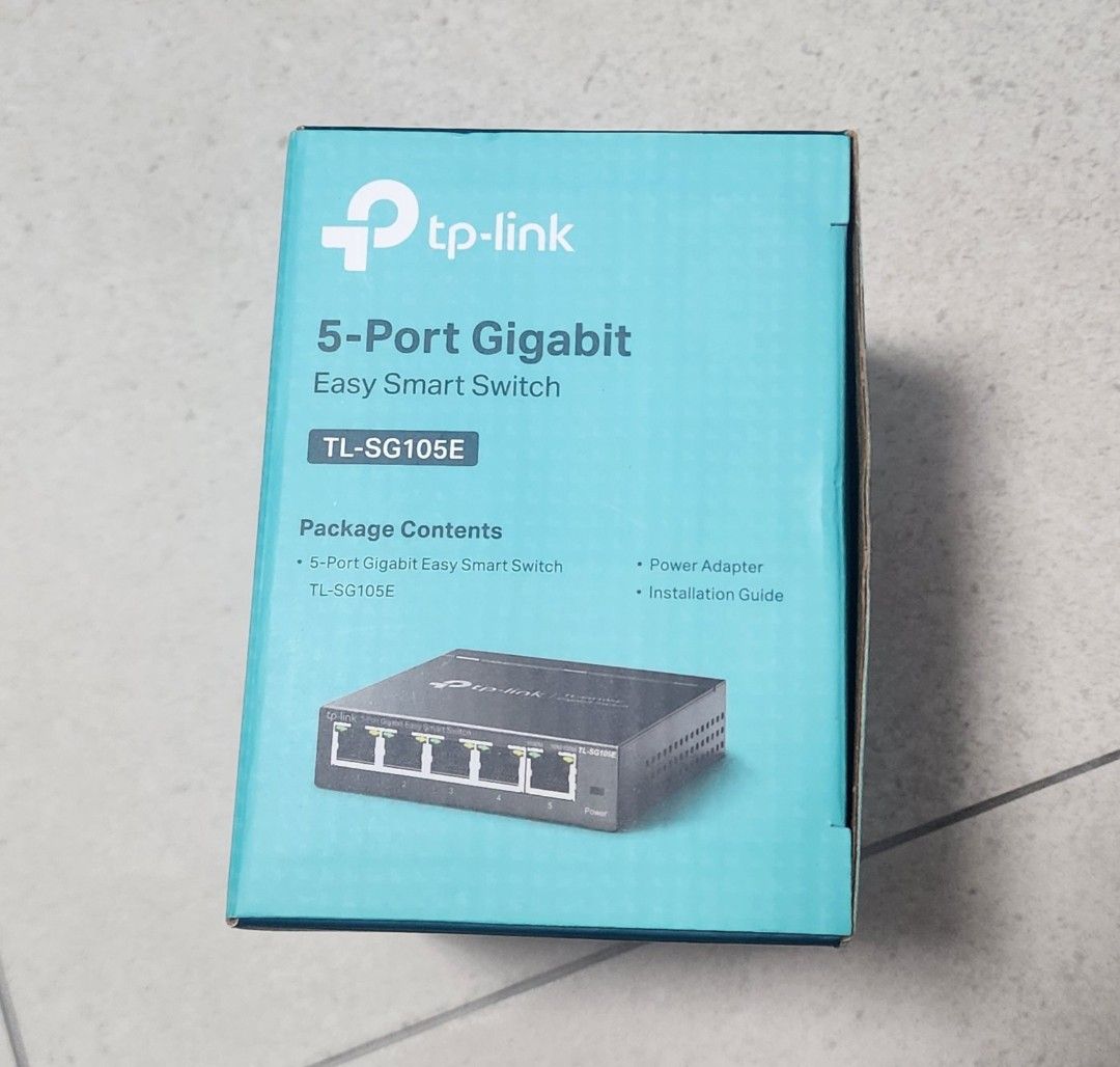 TP-Link 5-Port Gigabit Easy Smart Switch TL-SG105E63218248622595114