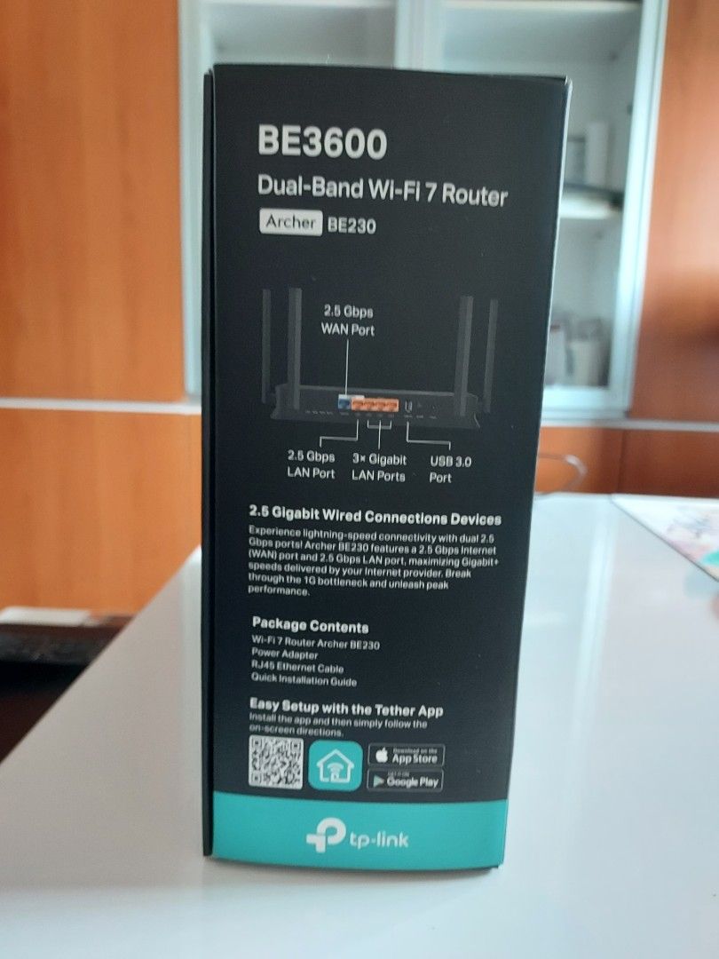 TP-Link Archer BE3600 Wi-Fi 7 Router63218248846467112