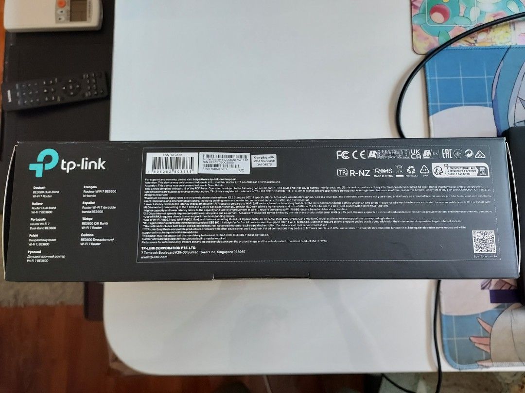 TP-Link Archer BE3600 Wi-Fi 7 Router63218248846467114
