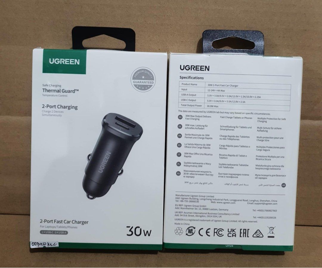 UGREEN Car Charger PD Adapter 30W Fast Charging (Category: Chargers & Cables) located in Manila. Submitted by mxrx_ (Listing ID 1381995288, Image 2). Description: .