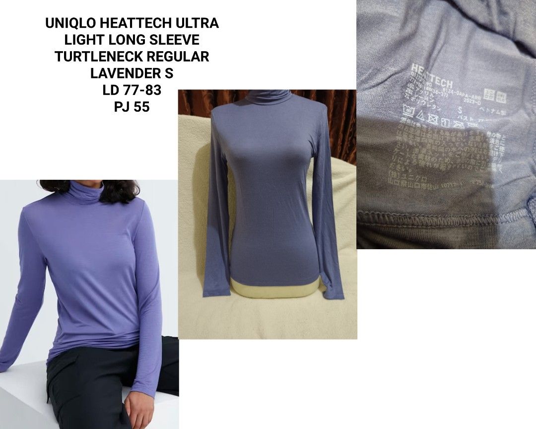 Turtleneck Heattech Ultra Jual Uniqlo Kaos Long John Pria Heattech