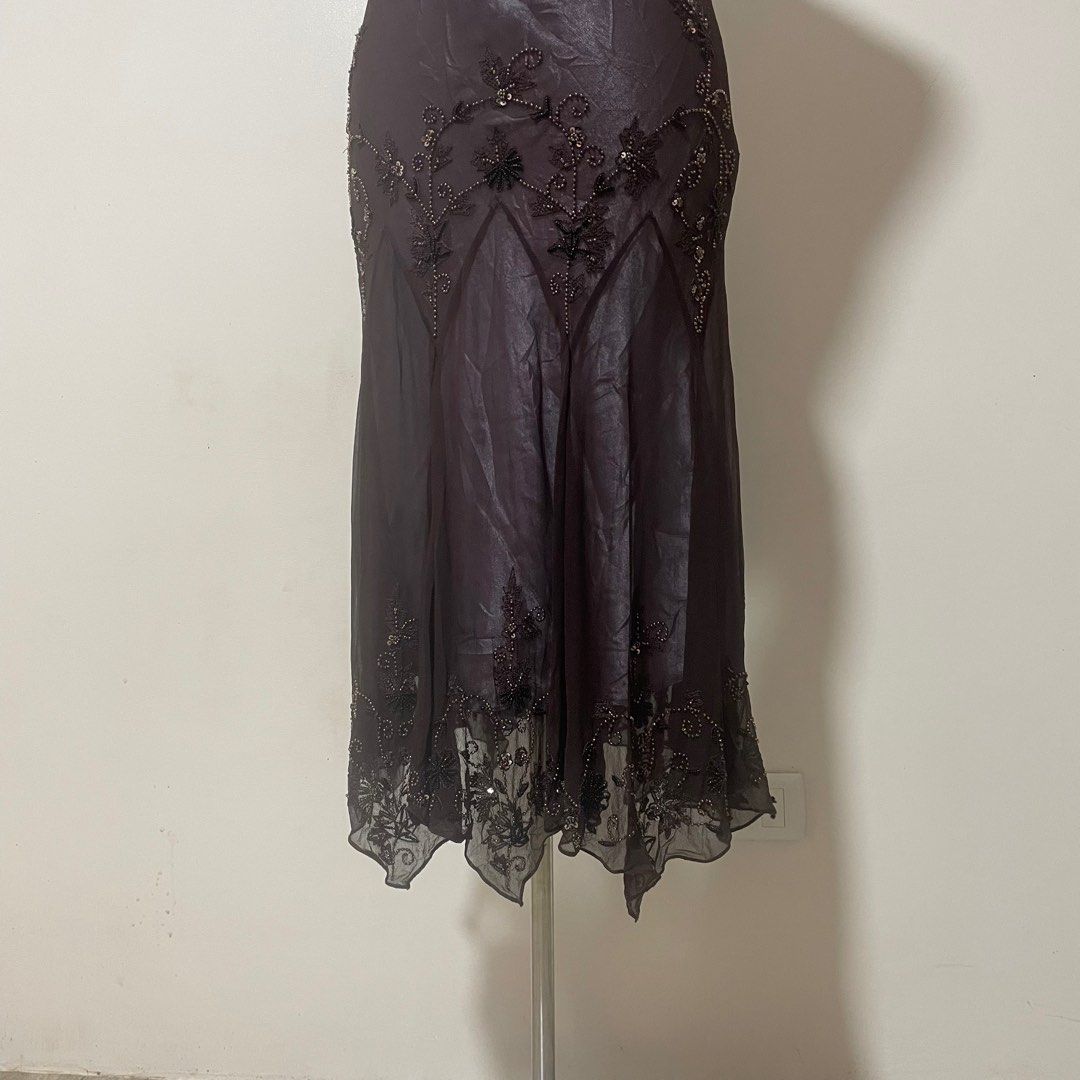 Vintage Adrianna Papell Whimsical Beaded 100% Silk Fairy Dress, Women's  Fashion, Dresses & Sets, Evening dresses & gowns on Carousell