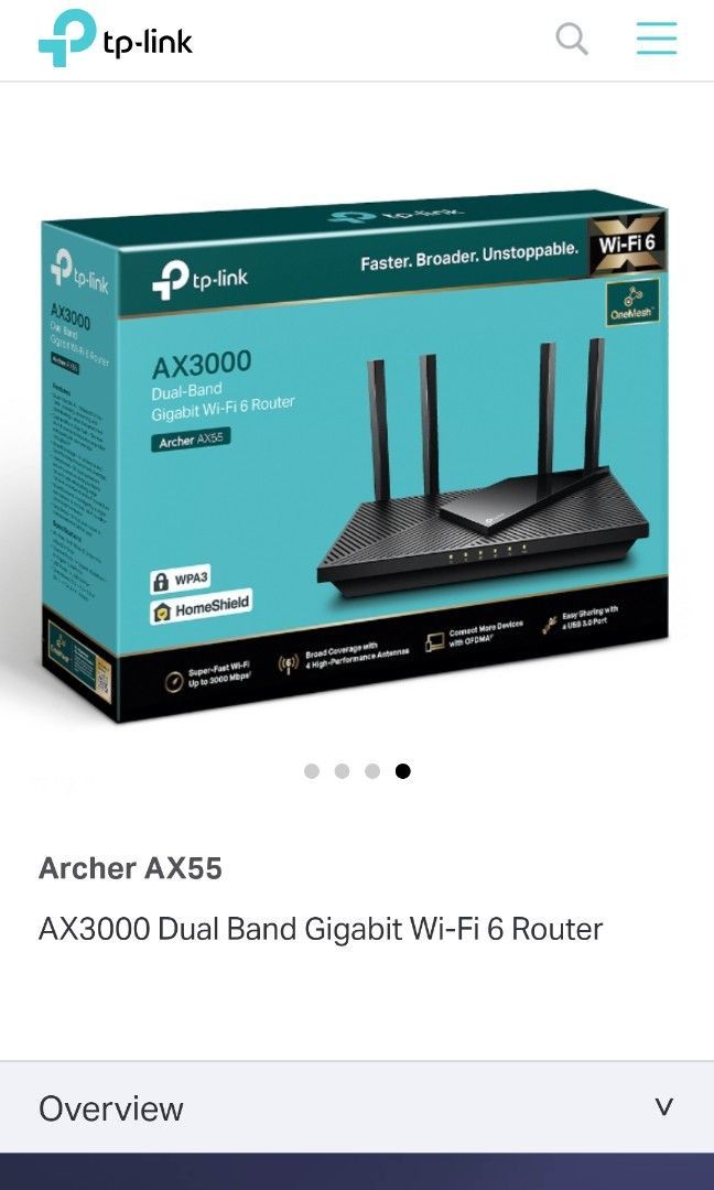 Wifi Router Archer AX55 AX3000 Dual Band Gigabit Wi-Fi 6 Router63218248970113112