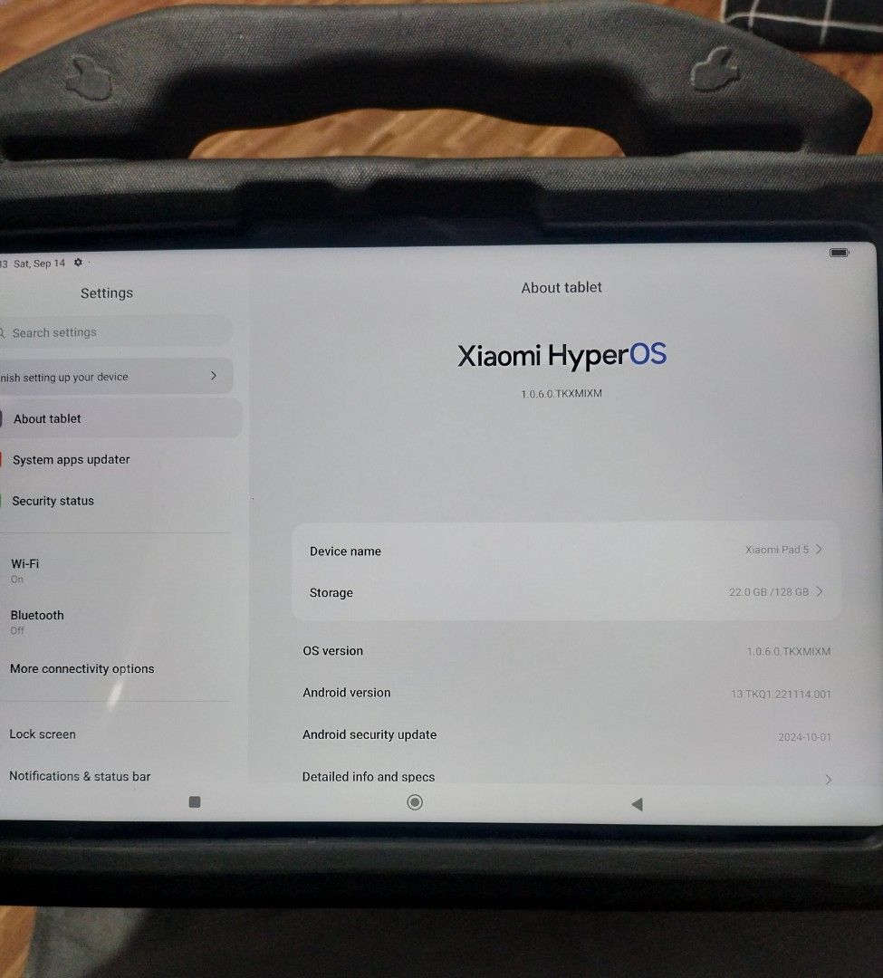 xiaomi pad 5 (Category: Android) located in Marikina City. Submitted by arrarianajoyce (Listing ID 1382042236, Image 3). Description: xiaomi pad 5 6+2 gb 128 gb with case tempered 9k no issues.