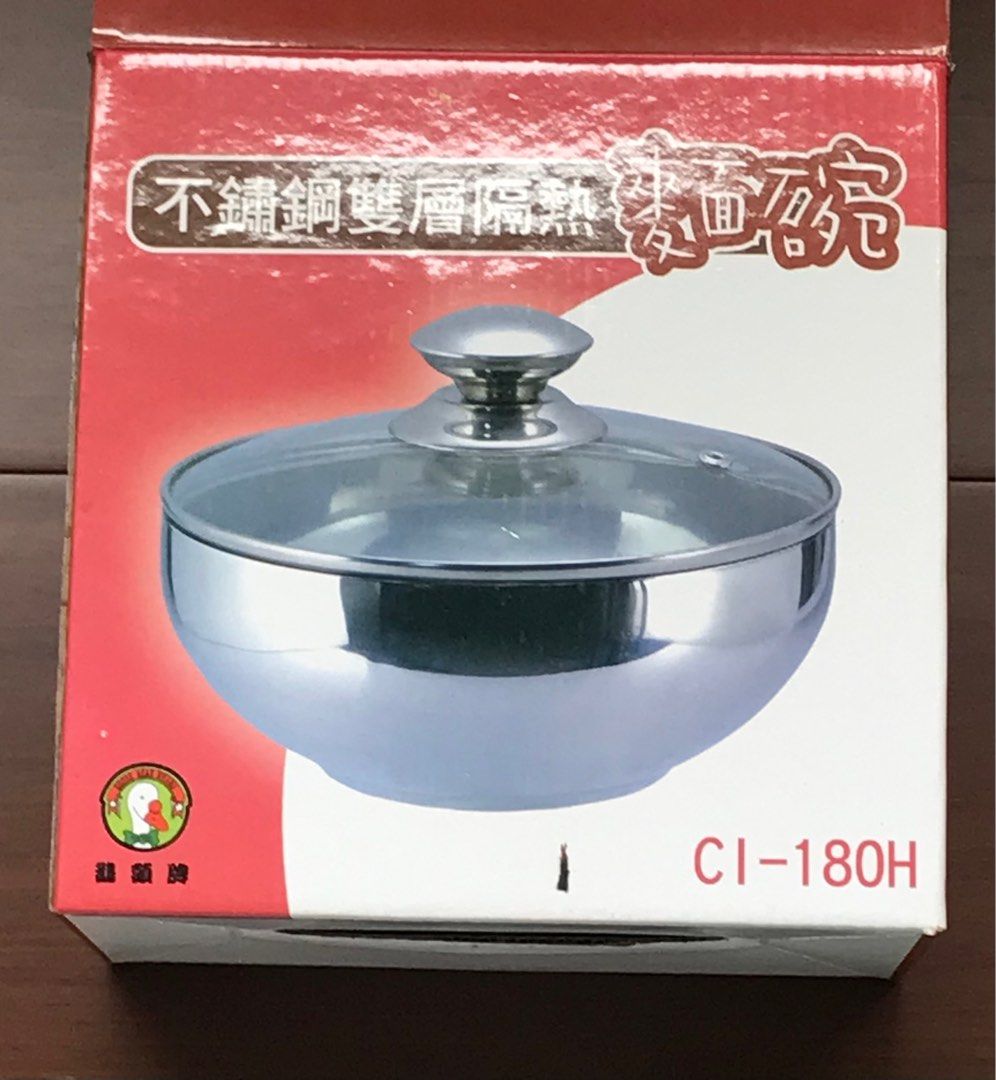 由 selltw2025 (刊登 ID 1382107176，圖片 2) 提交，位於 新竹縣 (Hsinchu County) 的 不銹鋼雙層隔熱麵碗（18公分） (類別：餐具和餐具)，說明：。