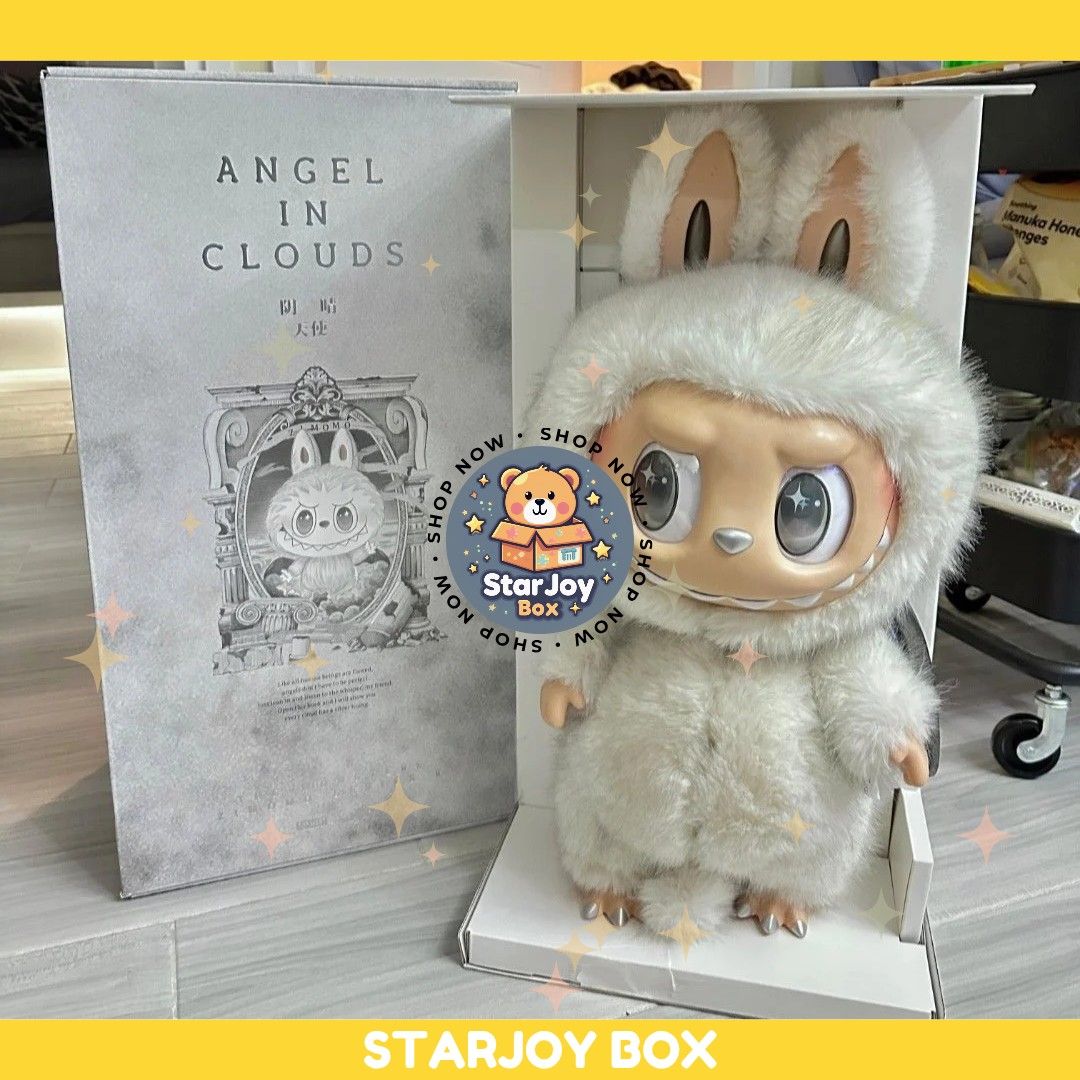原箱現貨🔥]100%官方正品LABUBU大天使公仔/THE MONSTERS ANGEL