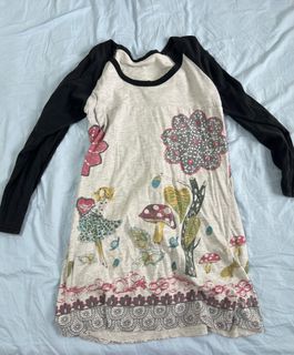 拼色圖案長裙64242490126722110