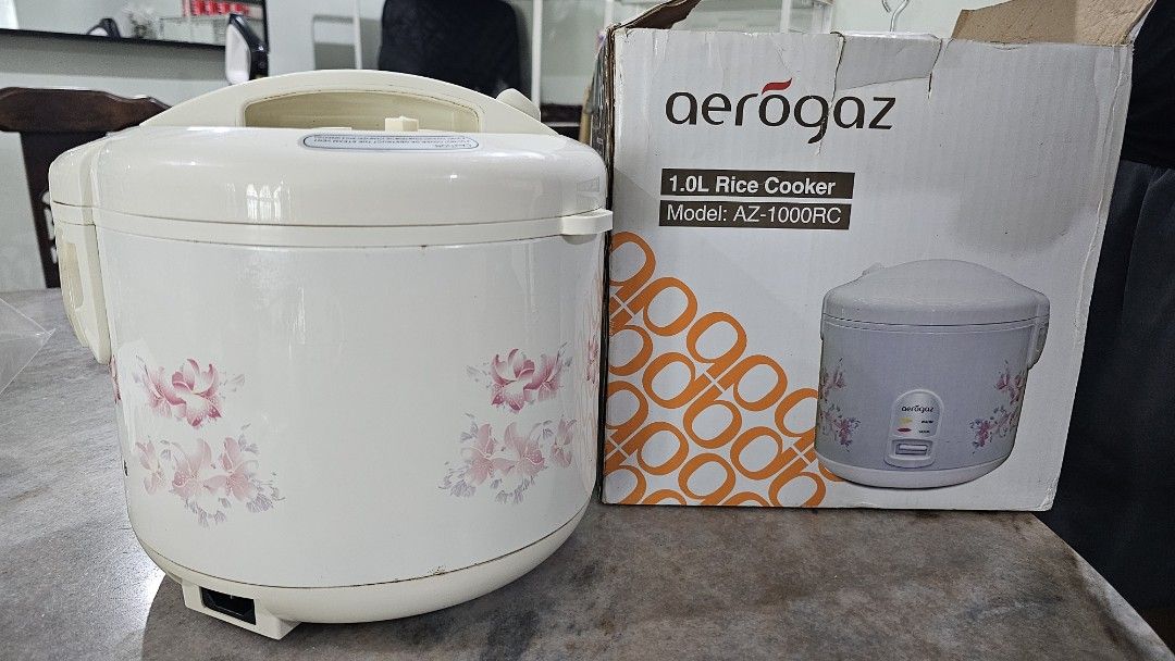 Aerogaz 1.0L Rice Cooker AZ-1000RC, TV & Home Appliances, Kitchen ...