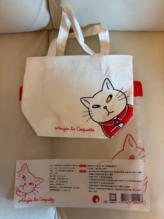 Angie la Coquette 時髦的安吉小姐 貓貓帆布tote bag64240421660291110