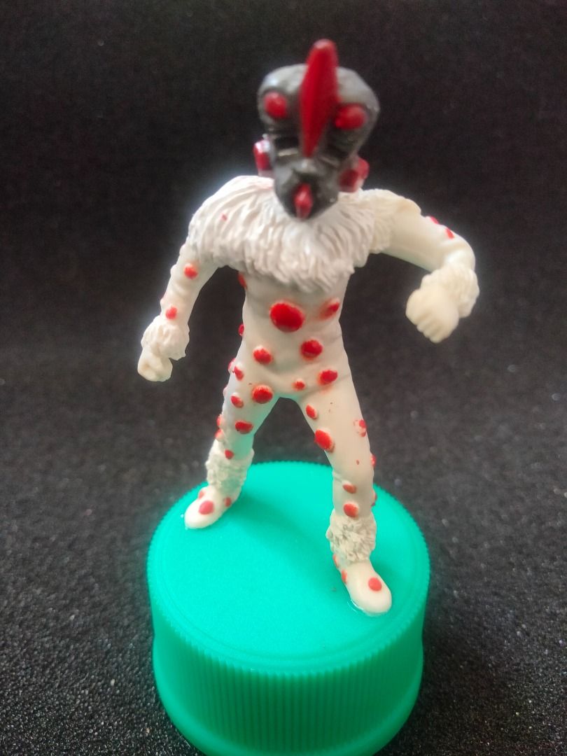 Asahi Soft Drinks Mitsuya Cider 2003 Ultraman Bottle Cap Bottlecap Figure - ALIEN NACKLE (Category: Vintage Collectibles) located in Quezon City. Submitted by tindanibeandeng (Listing ID 1316674267, Image 2). Description: Asahi Soft Drinks Mitsuya Cider 2003 Bottle Cap Figure Item: Bottle Cap Year: 2003 Theme: Ultraman Cosmos vs. Ultraman Justice The Final Battle (2003) Condition: Used in good condition Character: Alien Nackle From Japan Produced