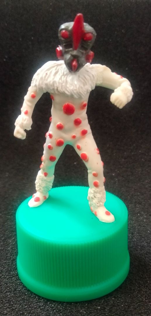 Asahi Soft Drinks Mitsuya Cider 2003 Ultraman Bottle Cap Bottlecap Figure - ALIEN NACKLE (Category: Vintage Collectibles) located in Quezon City. Submitted by tindanibeandeng (Listing ID 1316674267, Image 3). Description: Asahi Soft Drinks Mitsuya Cider 2003 Bottle Cap Figure Item: Bottle Cap Year: 2003 Theme: Ultraman Cosmos vs. Ultraman Justice The Final Battle (2003) Condition: Used in good condition Character: Alien Nackle From Japan Produced