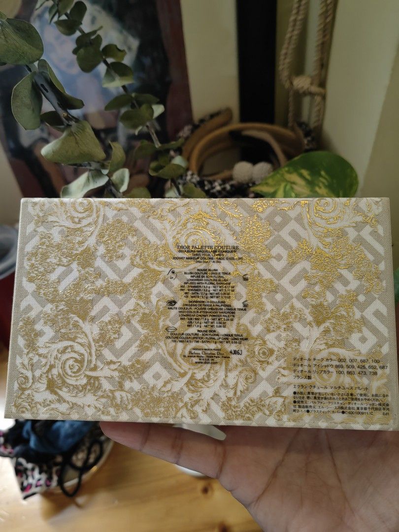 Christian Dior Holiday Palette makeup (Category: Makeup) located in Cebu City. Submitted by citygirl829 (Listing ID 1382225914, Image 1). Description: Christian Dior limited edition Holiday palette 2024 Multi-use palette - cheek, lip, eyes Complete with box and paper bag.